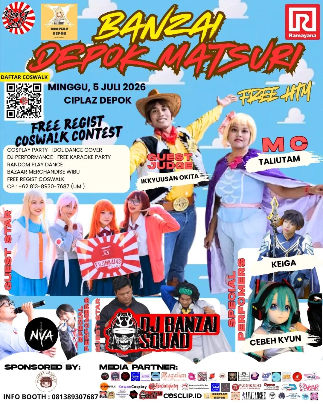 Jadwal Event Cosplay Indonesia Juli 2026