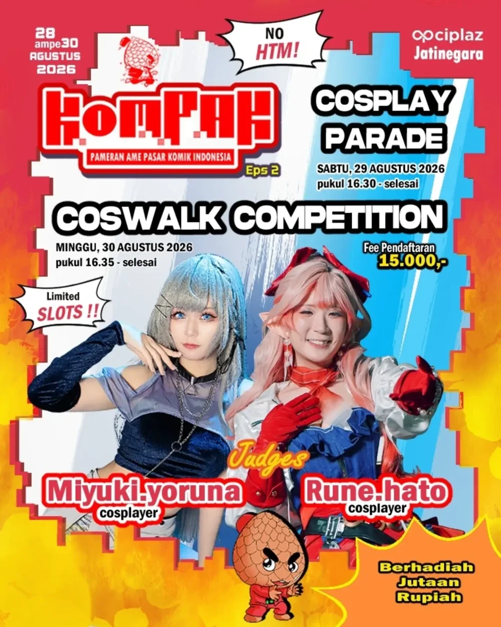 Jadwal Event Cosplay Indonesia Agustus 2026