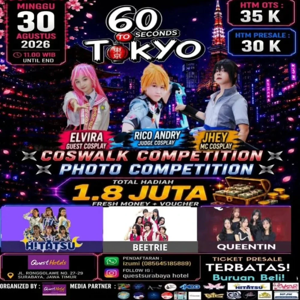 Jadwal Event Cosplay Indonesia Agustus 2026