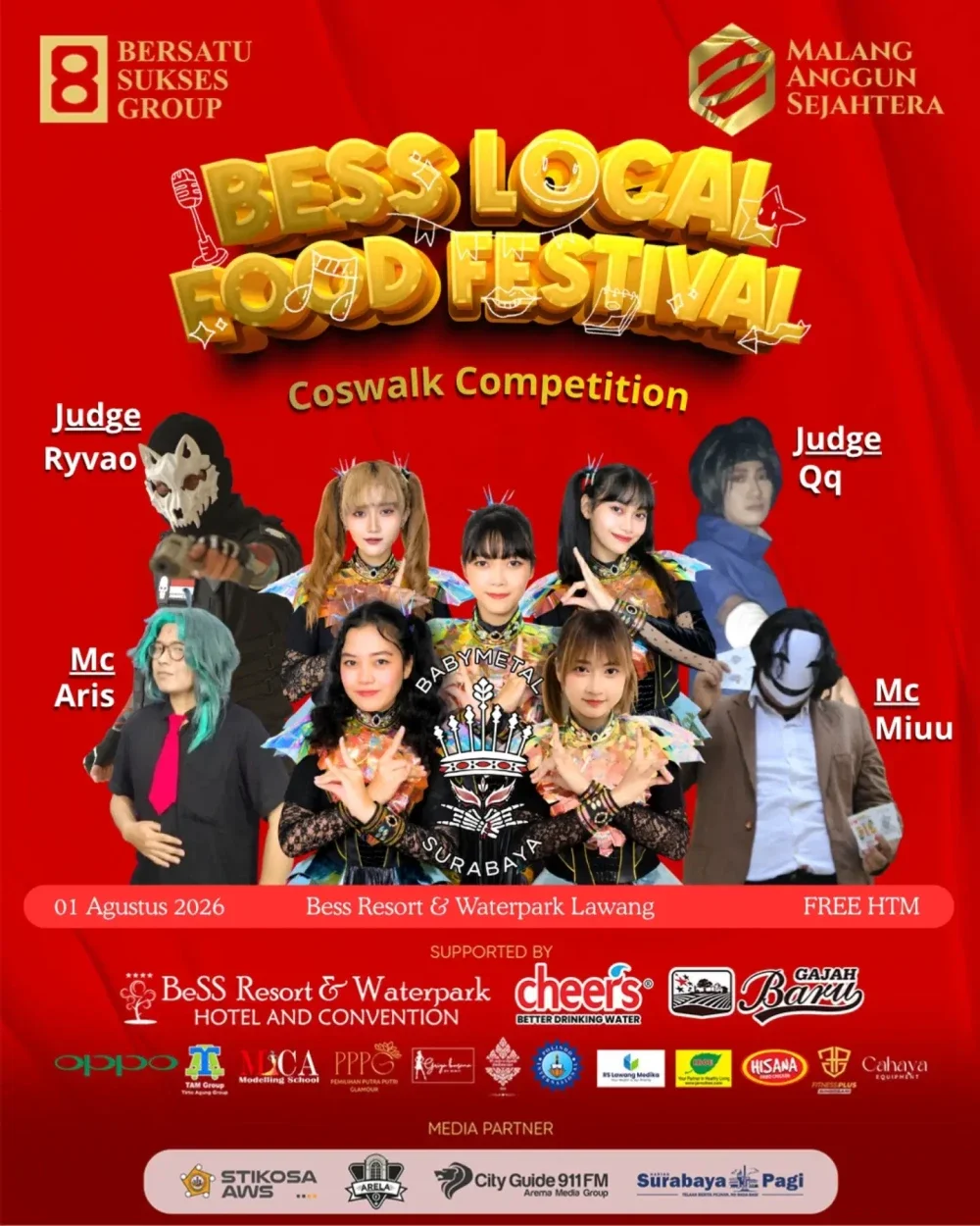 Jadwal Event Cosplay Indonesia Agustus 2026