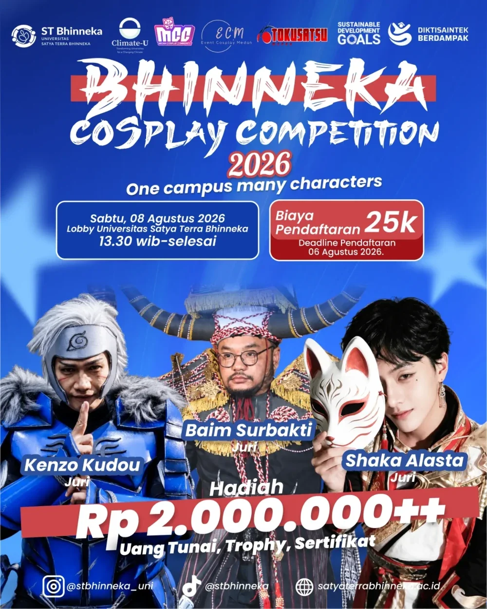 Jadwal Event Cosplay Indonesia Agustus 2026
