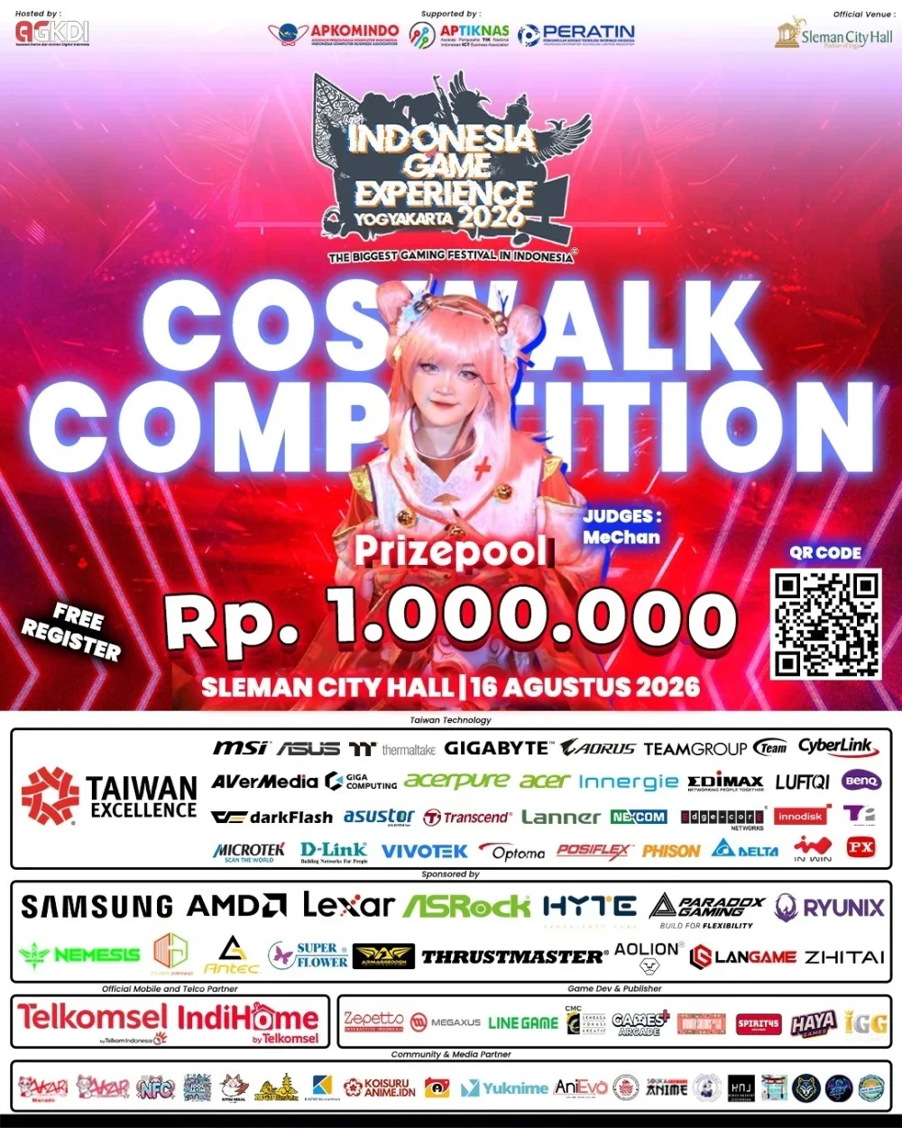 Jadwal Event Cosplay Indonesia Agustus 2026