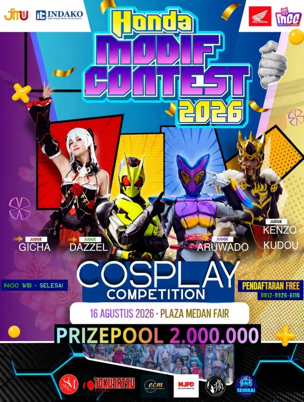 Jadwal Event Cosplay Indonesia Agustus 2026