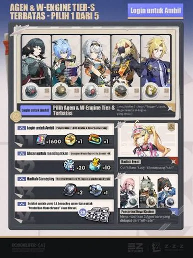 Zenless Zone Zero Update 3.1 Bawa Hadiah dan Karakter Baru