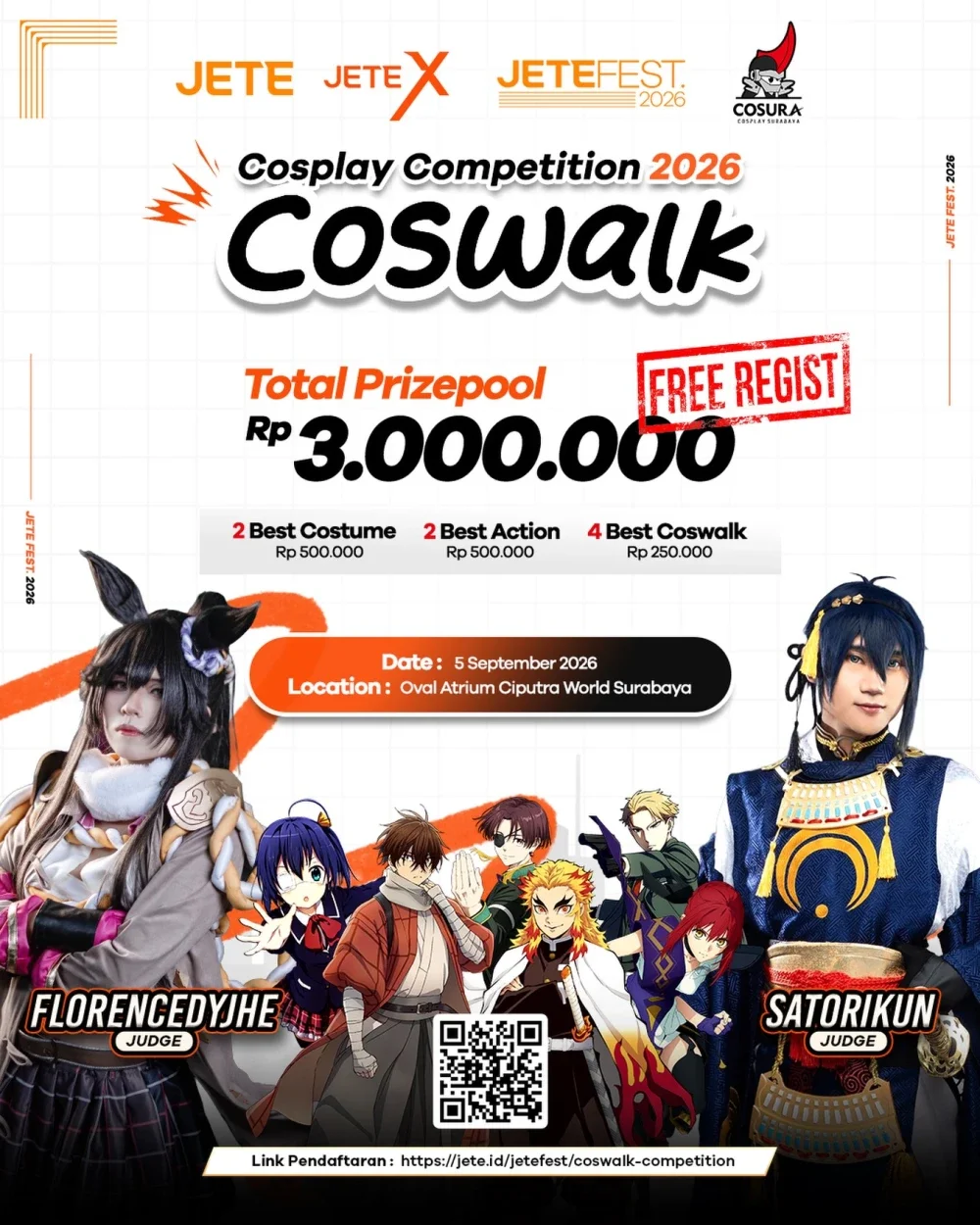 Jadwal Event Cosplay Indonesia September 2026