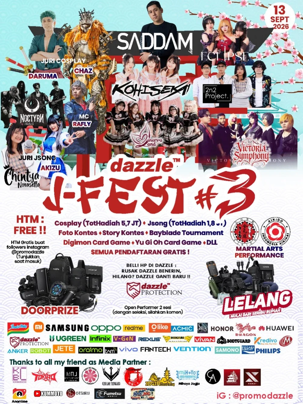 Jadwal Event Cosplay Indonesia September 2026