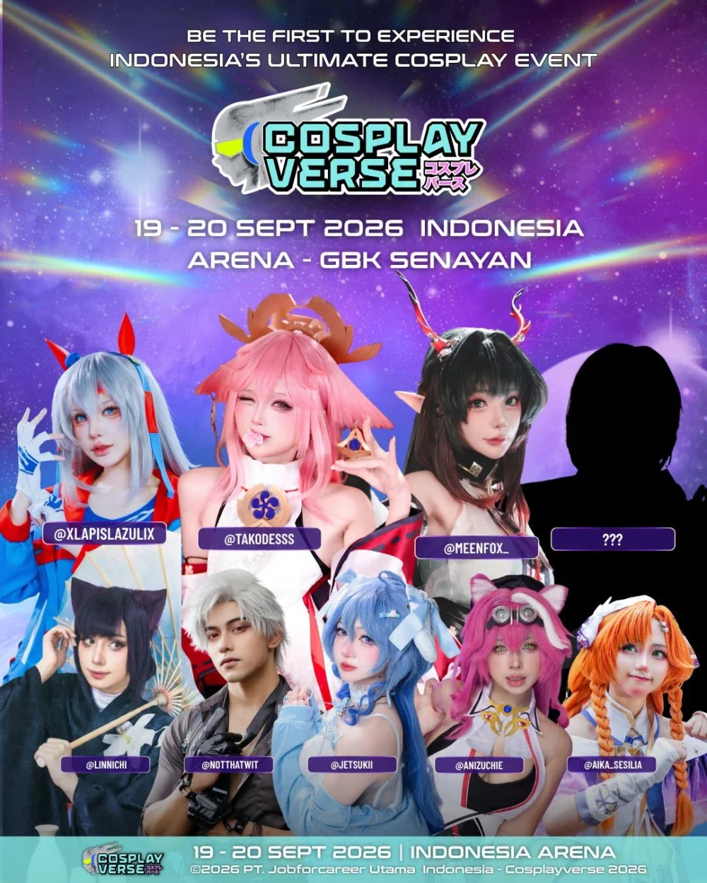 Jadwal Event Cosplay Indonesia September 2026