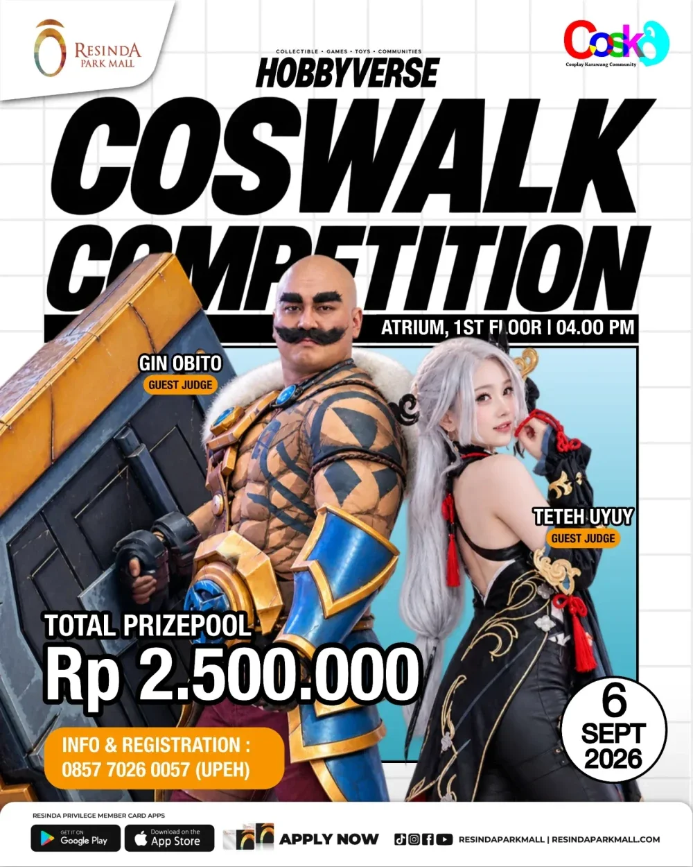 Jadwal Event Cosplay Indonesia September 2026