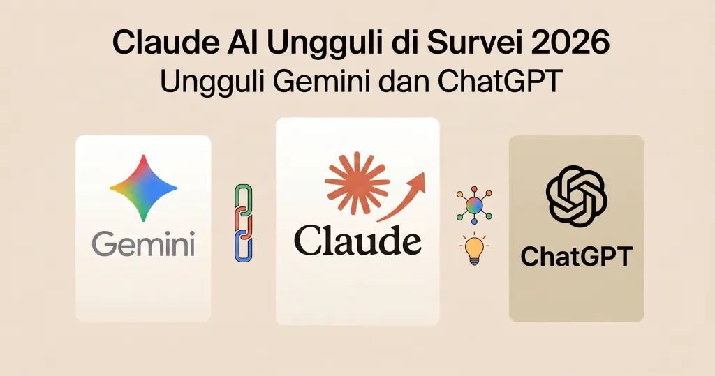 Claude AI Ungguli Gemini dan ChatGPT di Survei 2026