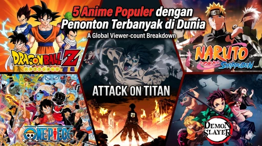 5 Anime Populer dengan Penonton Terbanyak di Dunia - Anime & Manga
