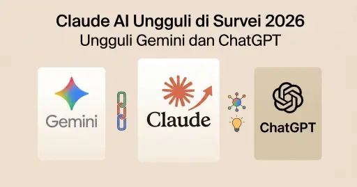 Claude AI Ungguli Gemini dan ChatGPT di Survei 2026