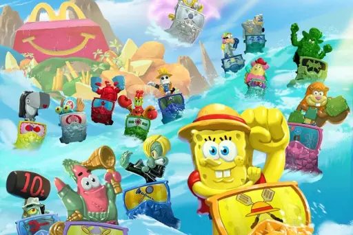 McDonald's SpongeBob x One Piece Happy Meal Rilis 15/9