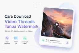 Cara Download Video Threads Tanpa Watermark — Bersih dan HD